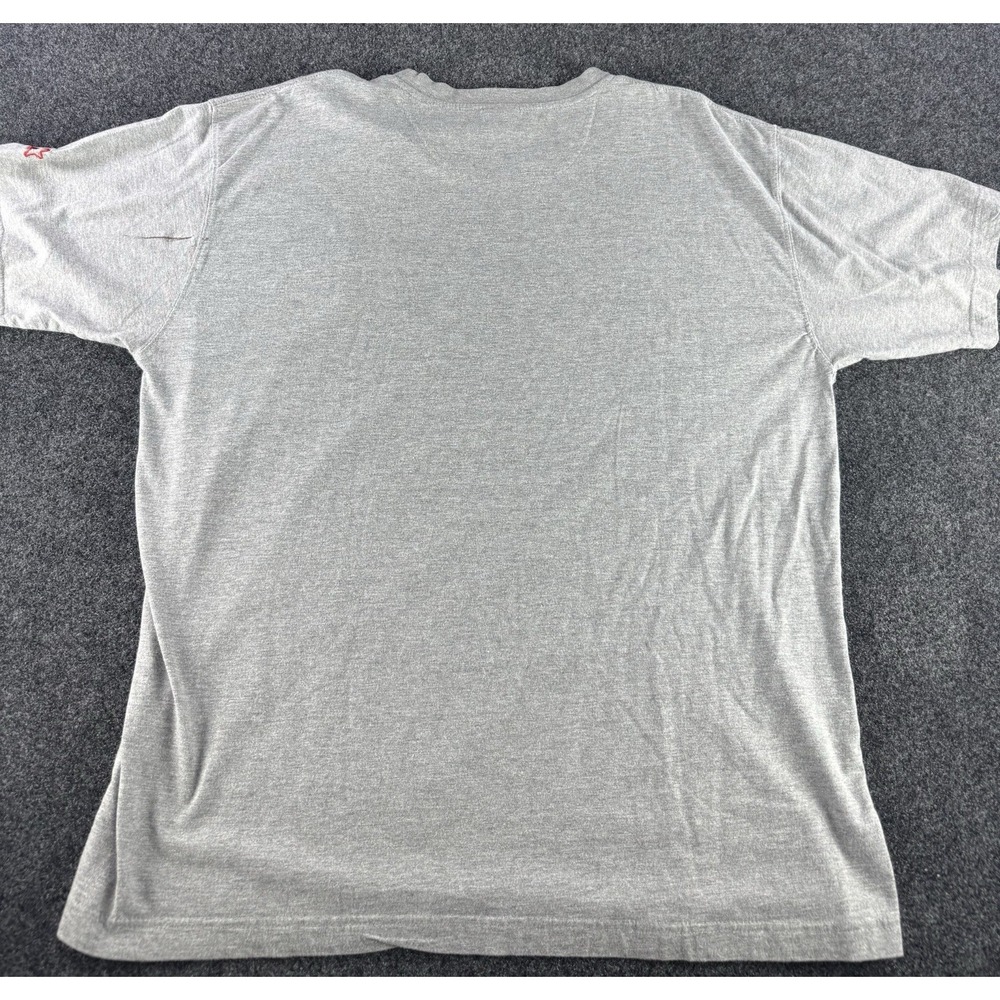 Nebraska Huskers T Shirt XL Gray Embroidered Logo NCAA College Tee - Picture 4 of 8